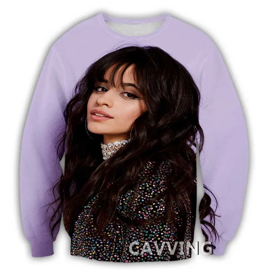 

Camila Cabello 3D Printed Crewneck Sweatshirts Harajuku Styles Tops Long Sleeve Sweatshirt Casual Sweatshirts SS1