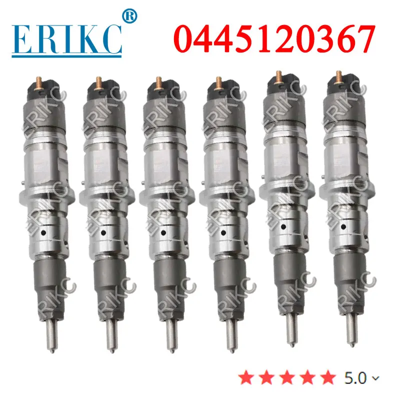 

6PCS 0445120367 5283840 QSB4.5 QSB6.7 New Diesel Engine Fuel Injector 0 445 120 367 CR Injection For Bosch Fiat 0445 120 367