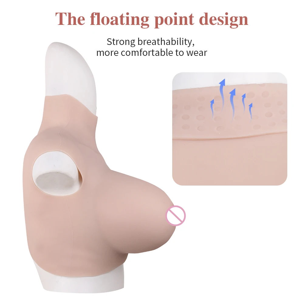 Realistic Fake Boobs for Men: A Detailed Review of the H-Cup Silicone  Breast Form for Crossdressing and Performance