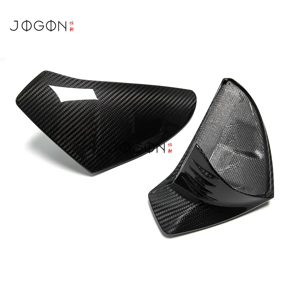 Dry Carbon Fiber Car Door Side Wing Rearview Mirror Caps For Lexus LC500 500h 2018-2026 Stick On Rear View Mirror Cover Trim