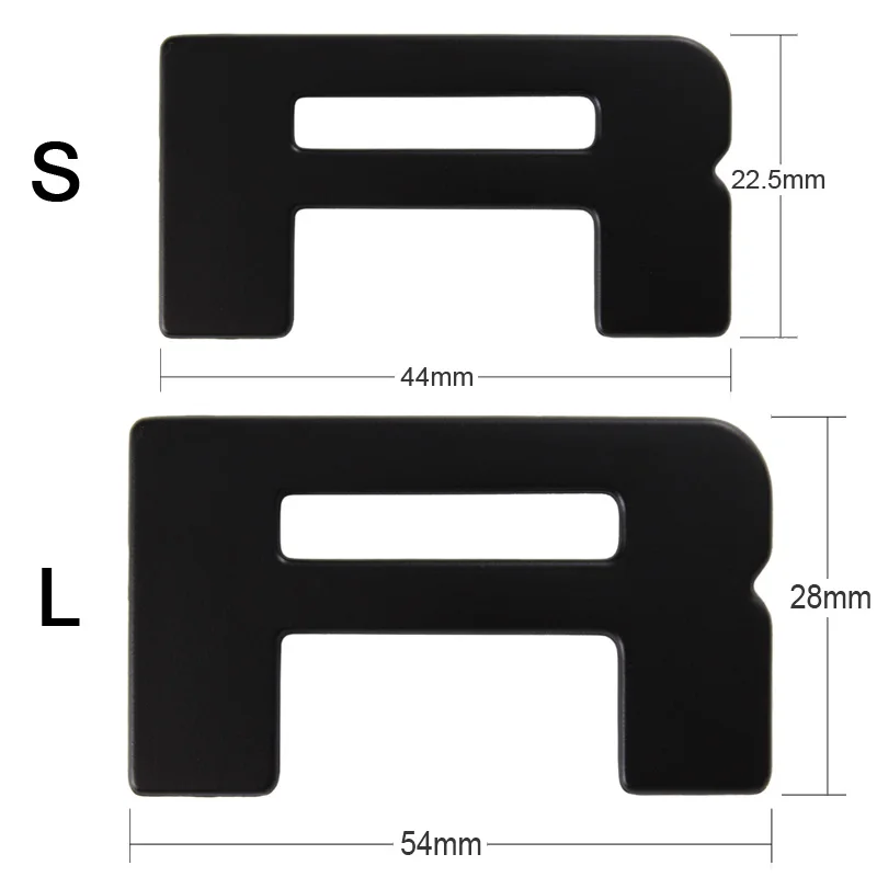 Autocollant ABS avec logo de calandre pour Ford Ranger, lettre supérieure, style Dnomium, emblème 3D, taille d\'origine, colle, 2015-2021