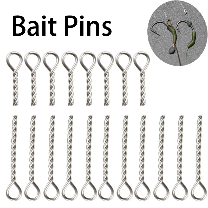 50pcs/100pcs Boilie Pins,Carp Fishing Boilie Bait Screws