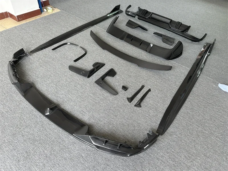 Carbon Fiber Body Kit For BMW X5M Upgrade LD Style Front Lip Side Skirts Rear Diffuser Spoiler Hood New Product Launch