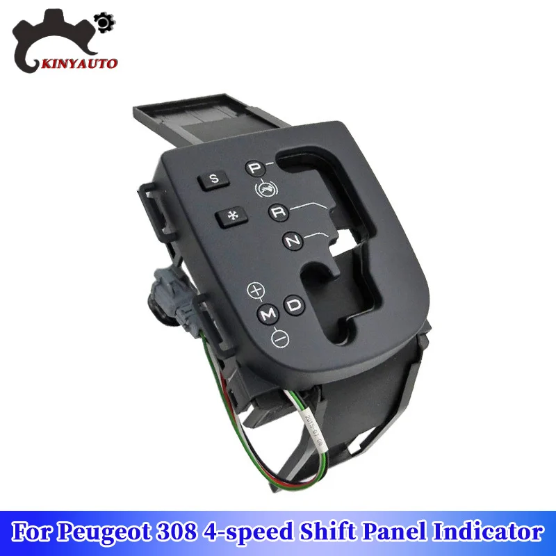 

For Peugeot 308 4-speed Shift Indicator Shifter Top Cover Automatic Transmission Shifter Selector Shift Plate Car Accessories