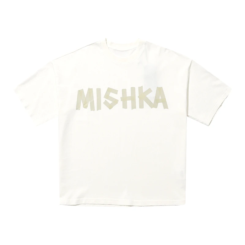 MISHKA American Loose and Thin 2024 Summer New Men's and Women's Tops Short-sleeved T-shirts Couple's Clothing