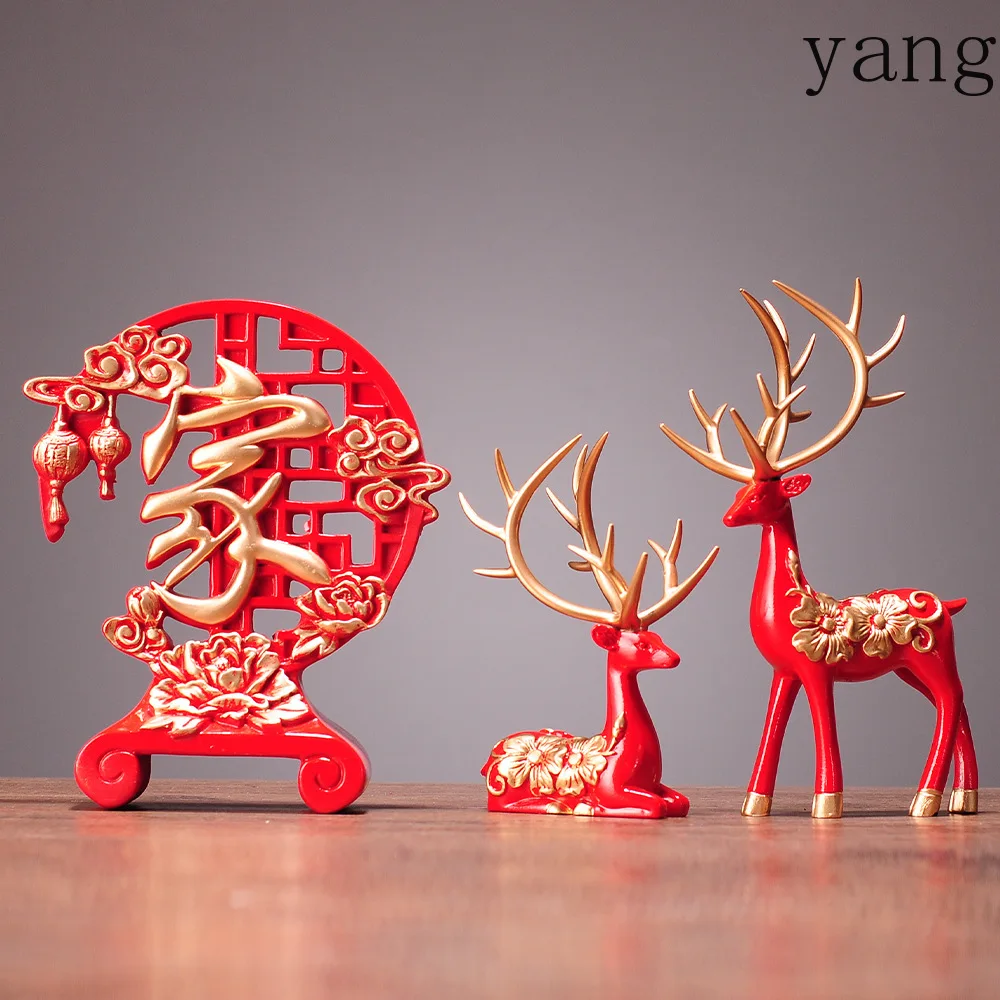 

CX creative living room crafts ornaments Chinese home living room entrance wine cabinet decorations