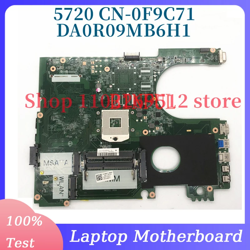 

CN-0F9C71 0F9C71 F9C71 Mainboard For Dell Inspiron 5720 7720 Laptop Motherboard DA0R09MB6H1 HM77 100% Full Tested Working Well