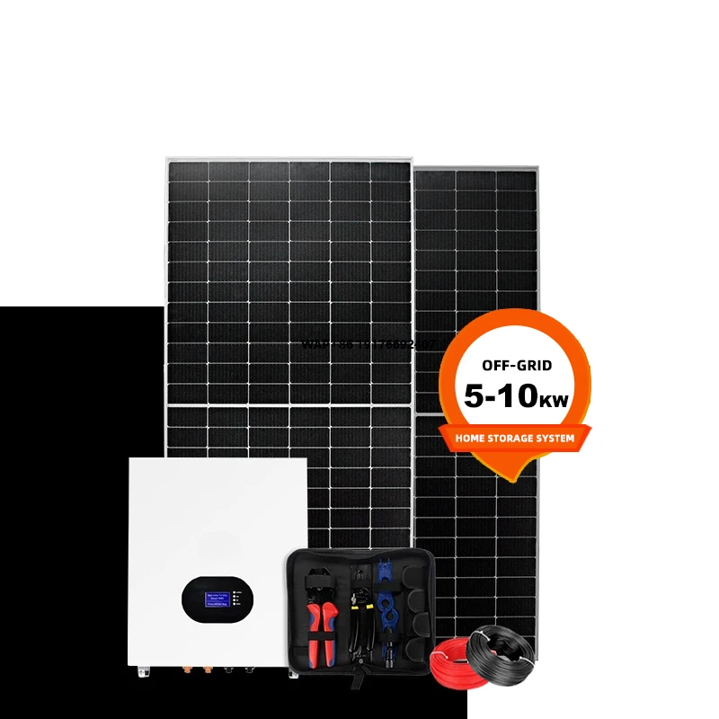 

New Complete Set Hybrid Solar Energy System MPPT/PWM Controller 1-10kW off Grid Home Use Solar Power System
