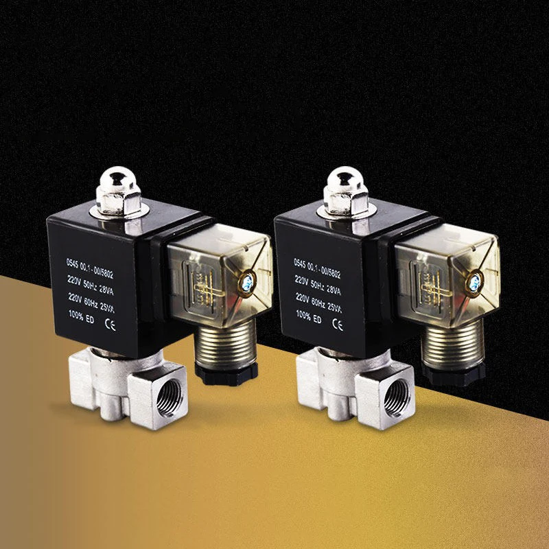 Oil Acid Stainless steel Solenoid Valve 1/8