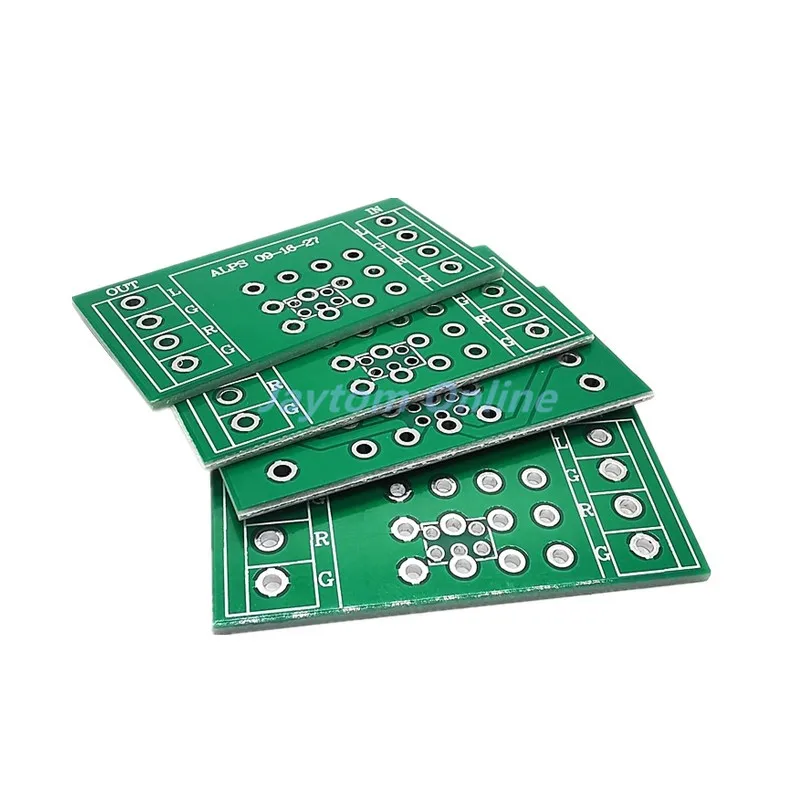 2pcs Audio Volume Potentiometer PCB Board for Amplifier PCB for ALPS 09 Type 16 Type 27 Type