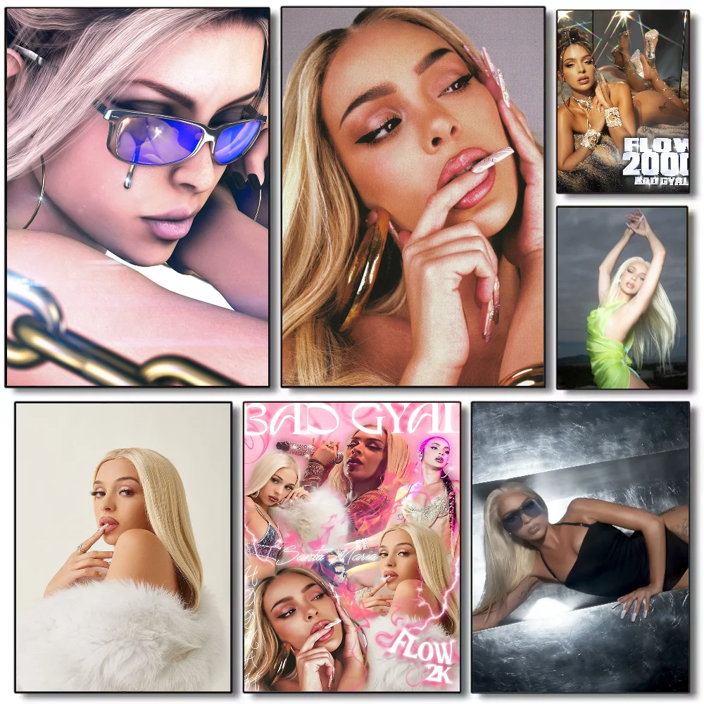 

Spain B-Bad G-Gyal Poster HD art sticky wall waterproof home living room bedroom bar aesthetic decoration