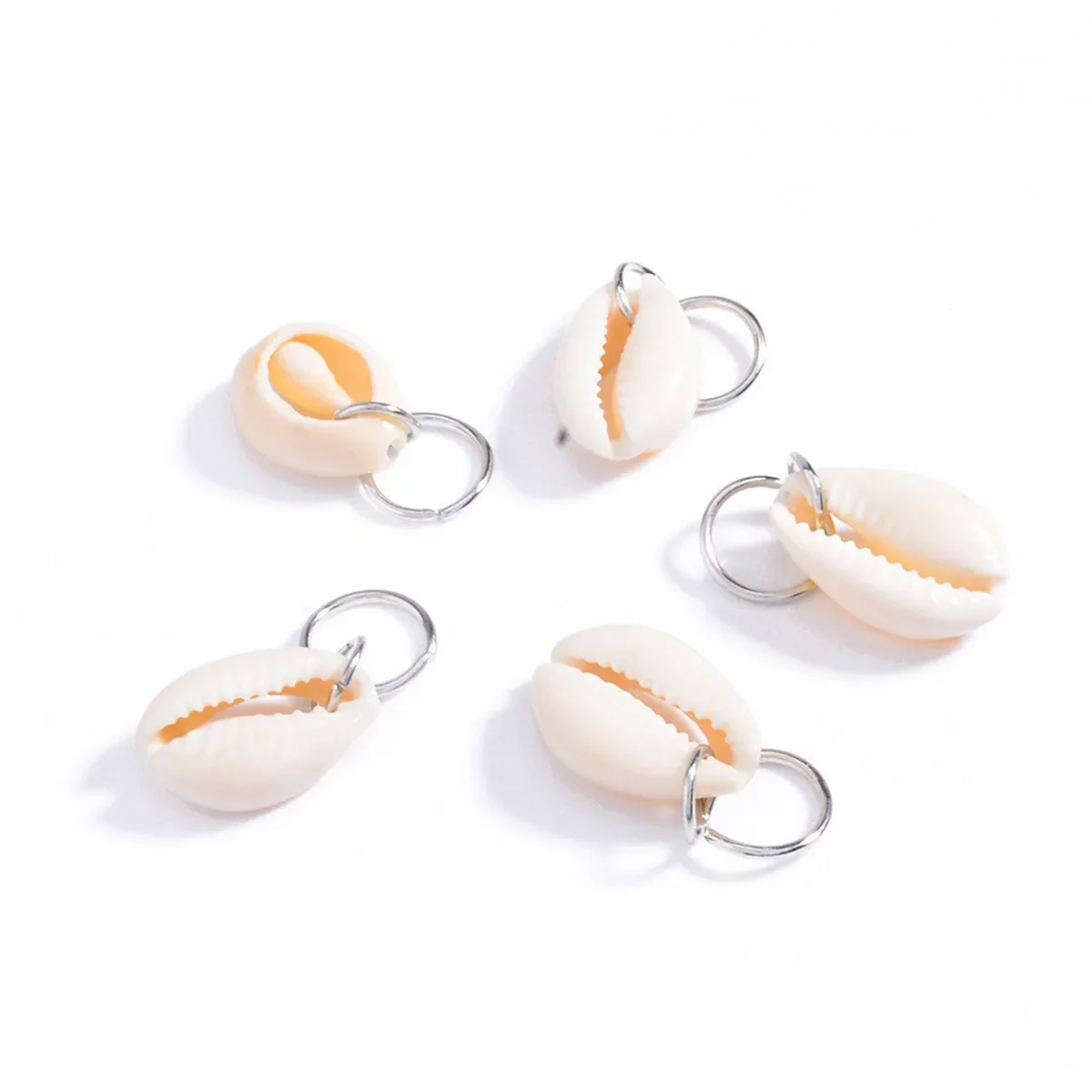 5 قطعة قلادة قذيفة Dreadlock الخرز مقاطع سحر المعادن الأفريقية خواتم الشعر الخرز إكسسوارات الشعر جديلة تصفيف أداة للمرأة