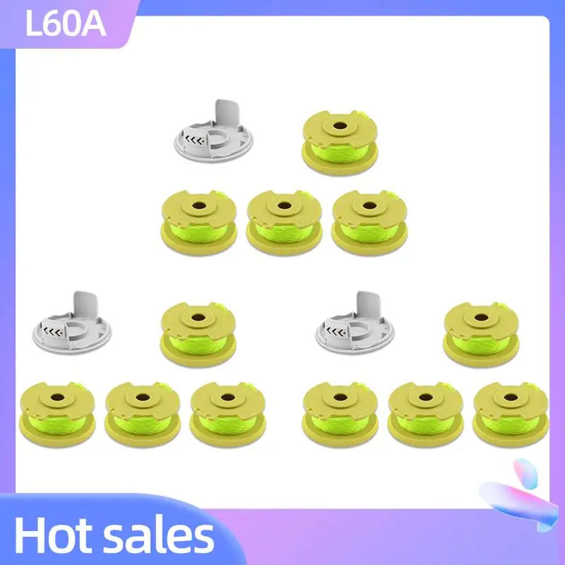 

L60A 12X AC80RL3 Replacement Spool Line For Ryobi One Plus+ 18V, 24V, And 40V Cordless Trimmers, Weed Eater String Auto-Feed