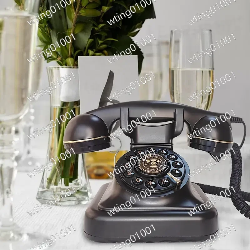 for Vintage Wedding Audio Guestbook Retro Telephone Voice Message Recorder Party Blessing Device Home Decor Keepsake Gift