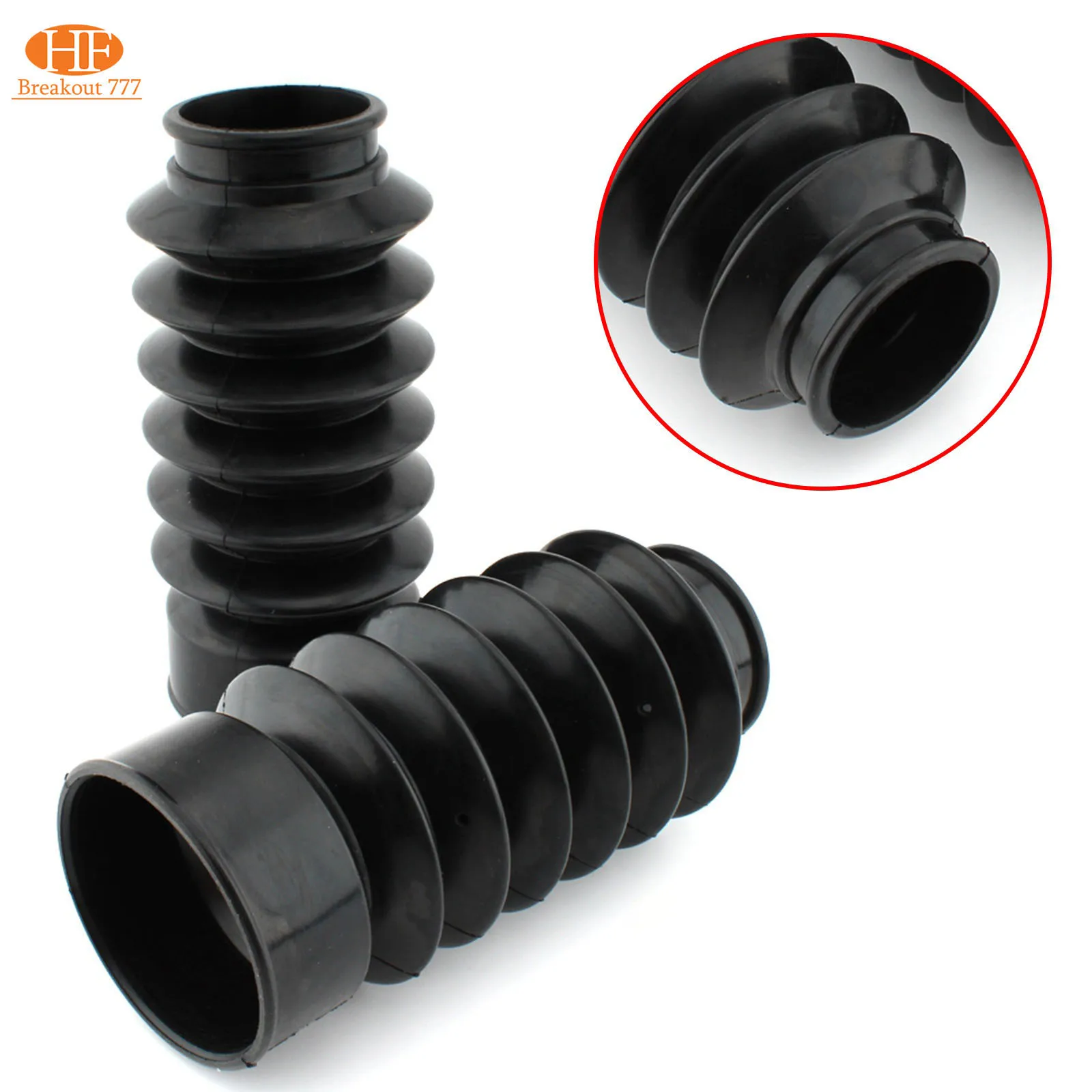 Front Fork Shock Absorber Dust Cover Gaiter Rubber For Triumph Bonneville Bobber 2017 2018 2019 2020 2021 2022 2023 2024