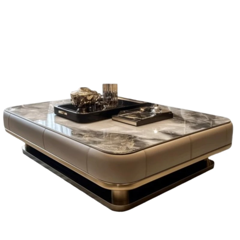 

For Modern Glam Coffee Table High End Design Light Luxury Center Coffee Table Living Room Clear Mesa Auxiliar Lounge Furniture