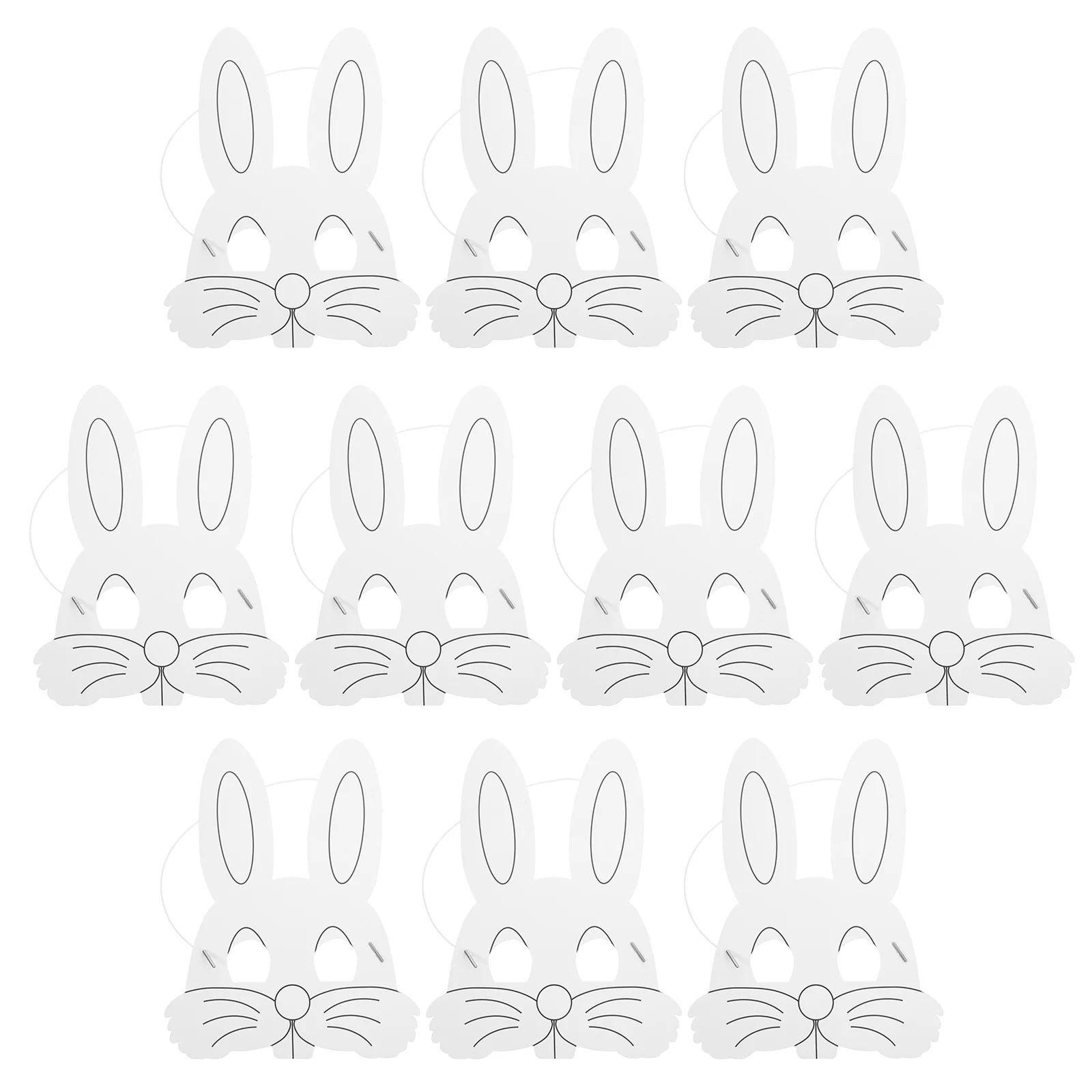 ألعاب الهالوين للأطفال لتزيين أقنعة الوجه الفارغة على الجدران للأطفال #6