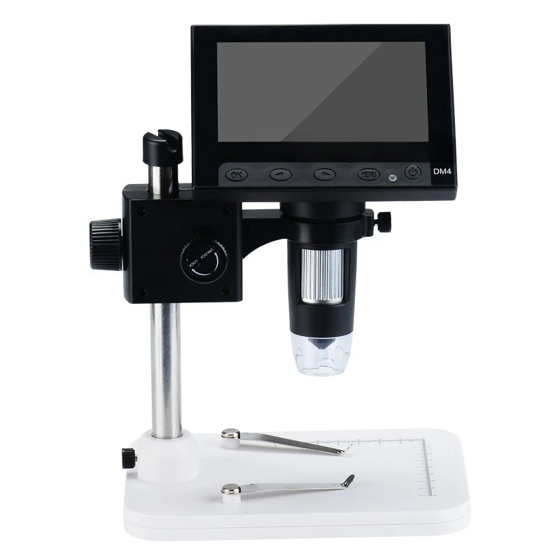 

4.3 inch electron microscope with screen, special lifting bracket, digital magnifying glass DM4