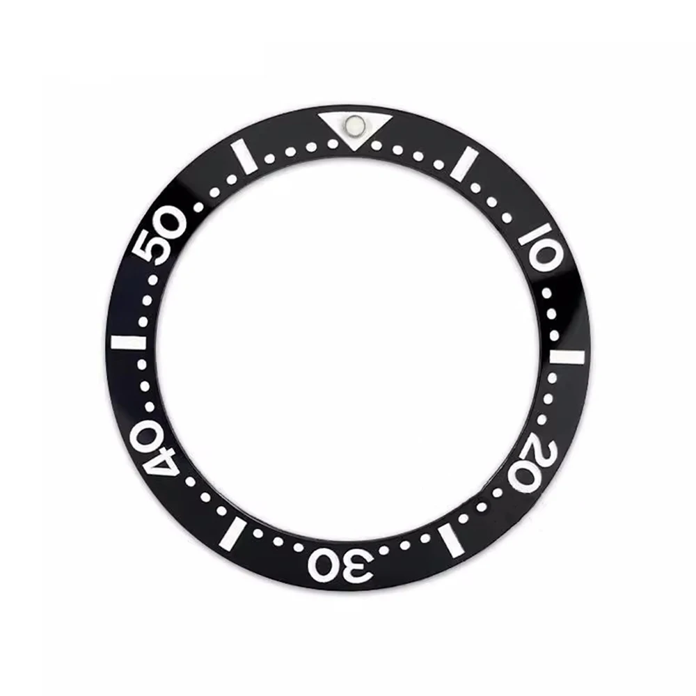 39.7MM High Quality Ceramic Flat Watch Bezel Spare Parts for Outer Bezel