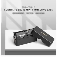 Sunnylife-SN343 FOR DJI Action2 storage box Sports Camera Accessories mini portable fall protection box Action 2 Accessories