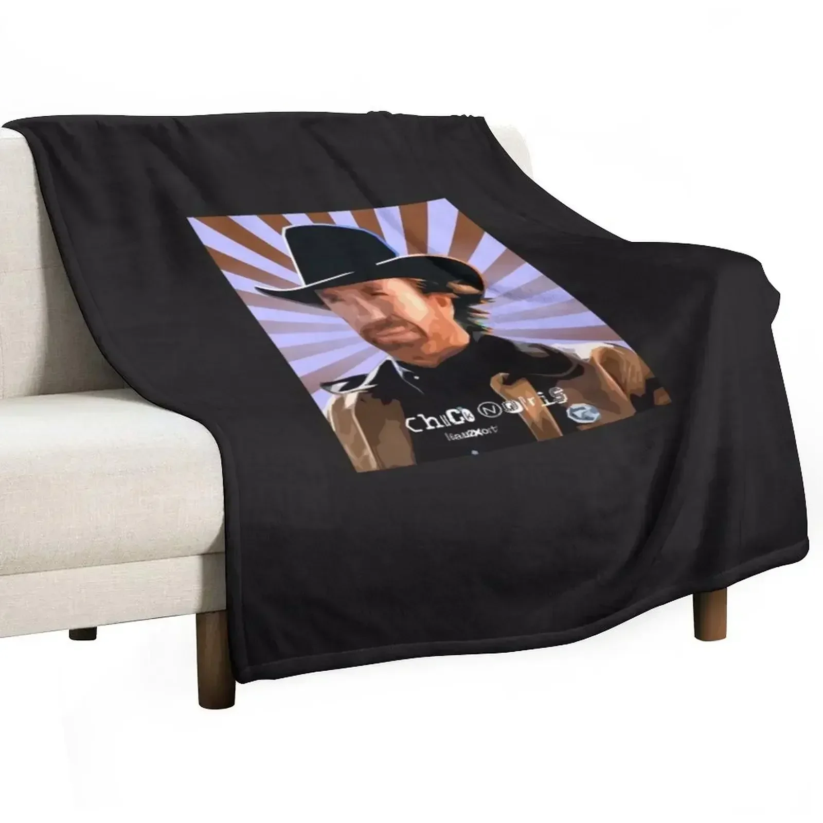 Chuck Norris fact Throw Blanket sofa bed Sofa Hair Soft Big Blankets