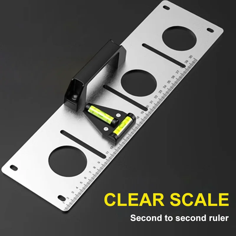 Stainless Steel Socket Drawing Locator 86 tipo Panel Panel Panel Switch Template Drawing Tool Paint Line Posiçãoing