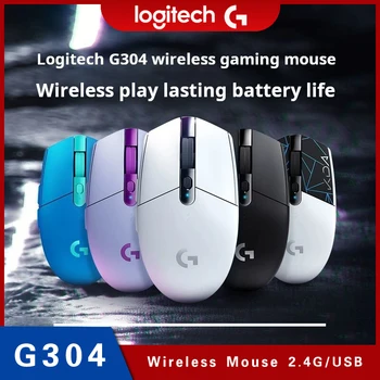 로지텍 G304 라이트스피드 무선 게이밍 마우스, 히어로 센서, 12,000 DPI 경량, PC, Mac과 호환 가능  Best5