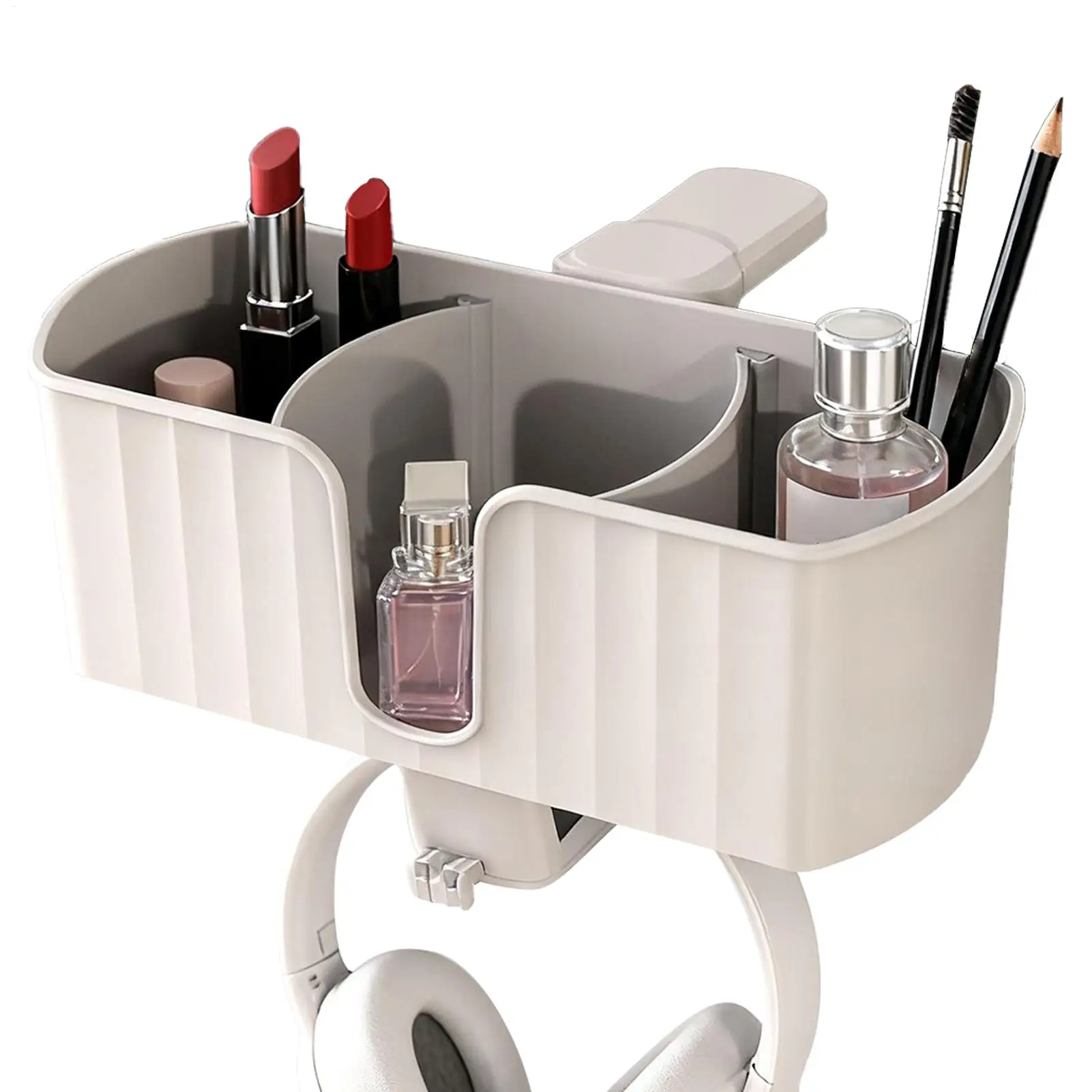 Desk Cup Holder Clamp On Stand Organizer Coffee Mugs Holder For Desk Headphone Phone Game Controller Coffee Mug Pen Table