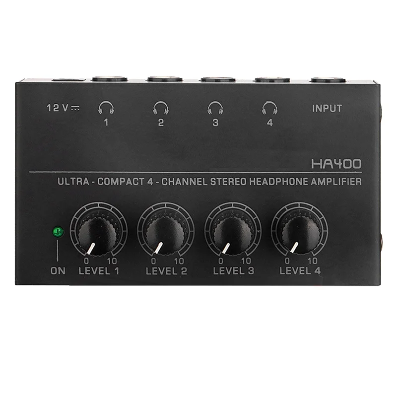 T35C HA400 Amplificatore per cuffie Monitor a 4 vie Amplificatore per cuffie Amplificatore per monitor per cuffie con spina americana