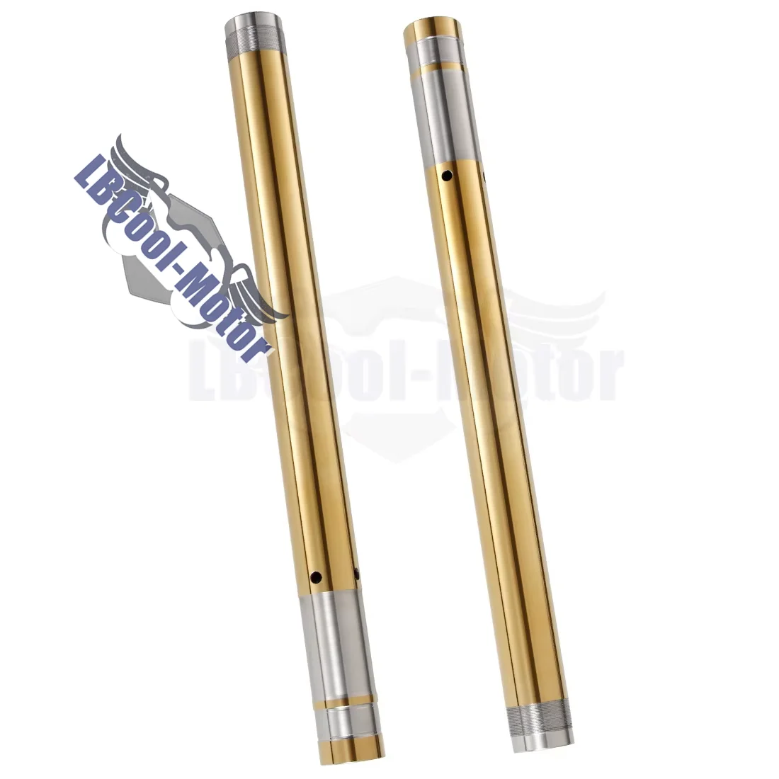 Front Inner Fork Tubes Pipes 43x520mm For SUZUKI GSX-R1000 GSXR1000 2009-2011 Fork Legs Suspension Shock Stand Bar Gold/Silver