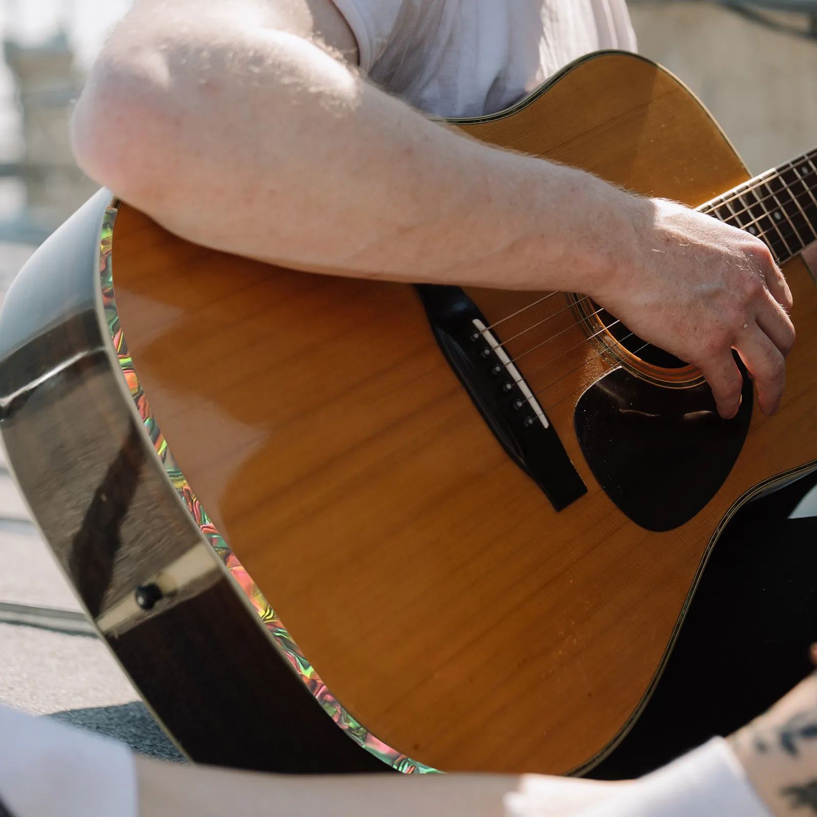 1Pcs Decorative Guitar Purfling Strip Premium Flexible Plastic Binding Strip Waterproof Scratch Resistant Guitar Ukulele