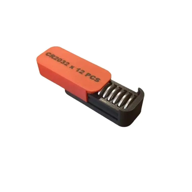 3D Printed Portable Organizer Shockproof Holder For Home Outdoor Travel Generic CR2032 12 Pcs Button Battery Storage Case