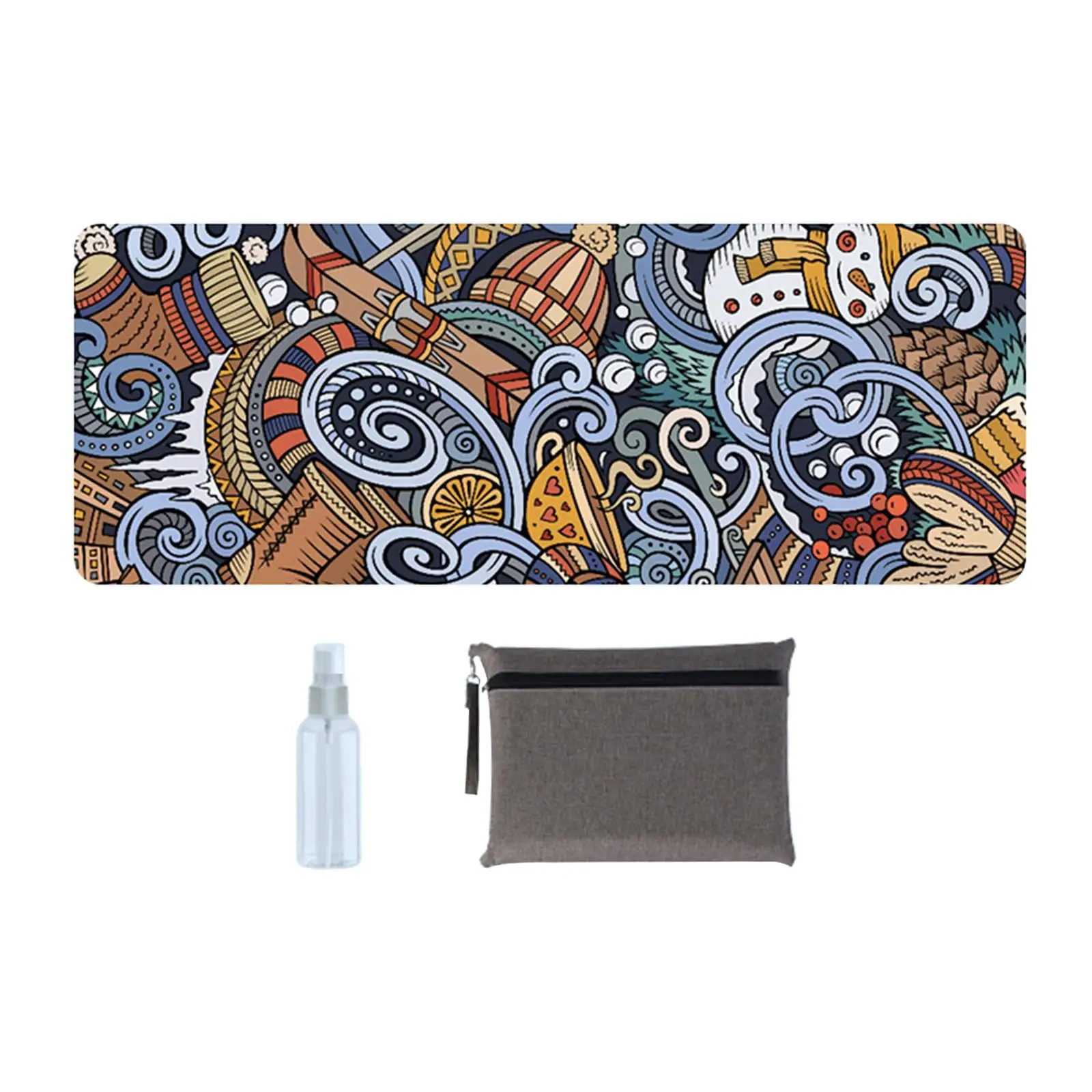 Exercise Mat Suede Yoga Blanket Tear Resistant Yoga Mat for Pilates Home Gym