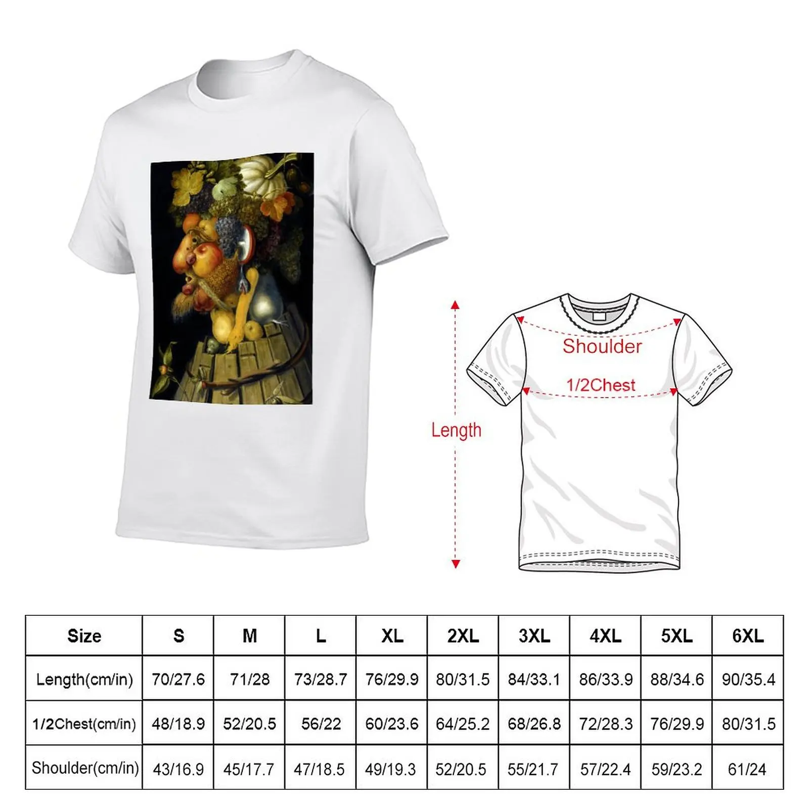 Autumn Giuseppe personalised t Arcimboldo - seasons Four T-Shirt shirt man tshirt