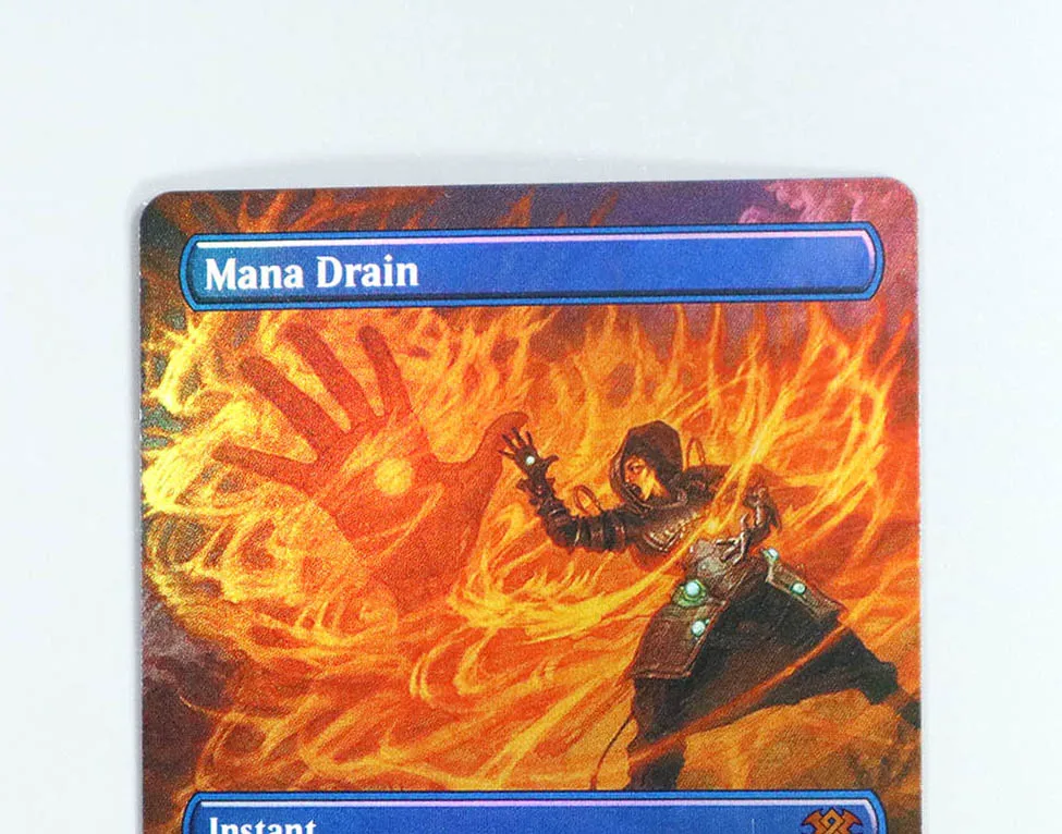 

Holo/Foil Mana Drain TCG Magical Cards Game black Top Quality Proxy Playing Cards Board deck Game Trading Cards Proxy