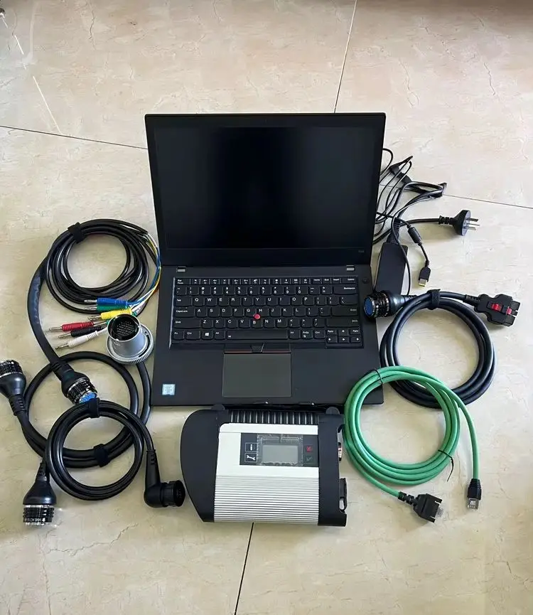 Mb Star C4 + Laptop T470 i5 CUP 16gb with V09/2026 Software 512gb SSD Full Set OBD2 Diagnostic Tool Ready to Use