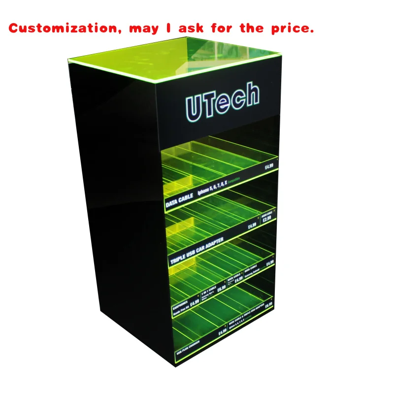 

на заказ. Стойка для супермаркета, аксессуары для сотовых телефонов, акриловый дисплей для мобильных телефонов