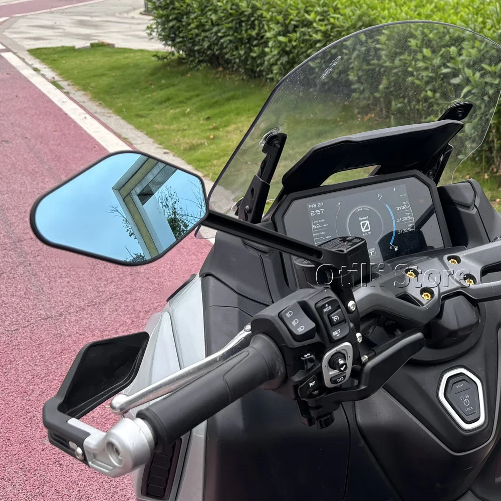 Specchietti Moto CNC da Manubrio per YAMAHA T-MAX560 TMAX560 TMAX T-MAX 560 2025 2026 - Kit Specchietti Retrovisori Scooter
