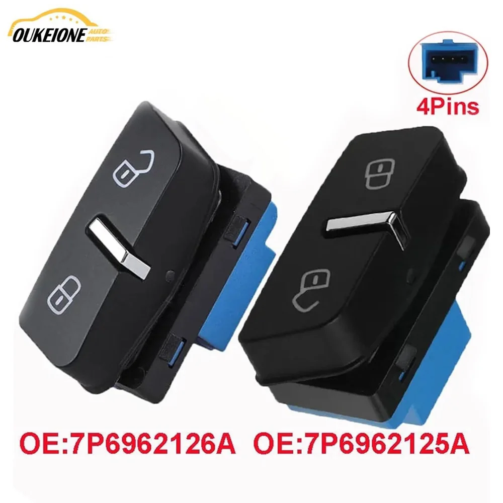 7P6962125A 7P6962126A Left or Right Door Central Locking Switch Button for Volkswagen VW Touareg 2011-2018 Car accessories