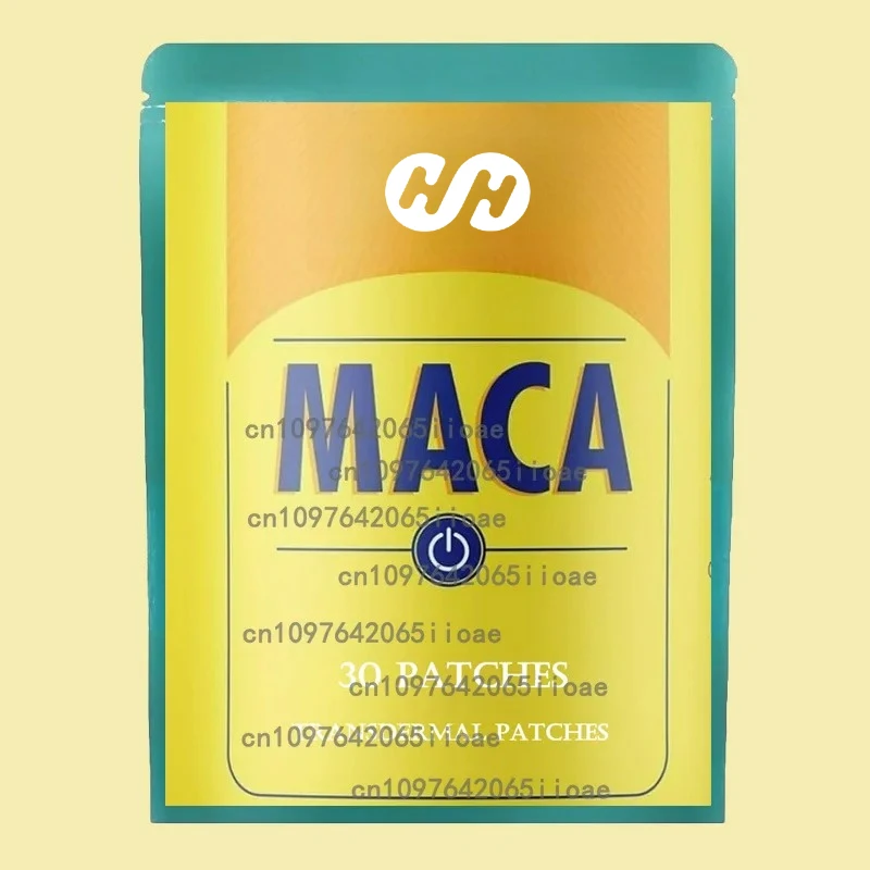 

30 Patches Maca Root Transdermal Patches with Black + Red + Yellow Peruvian Maca Root Extract