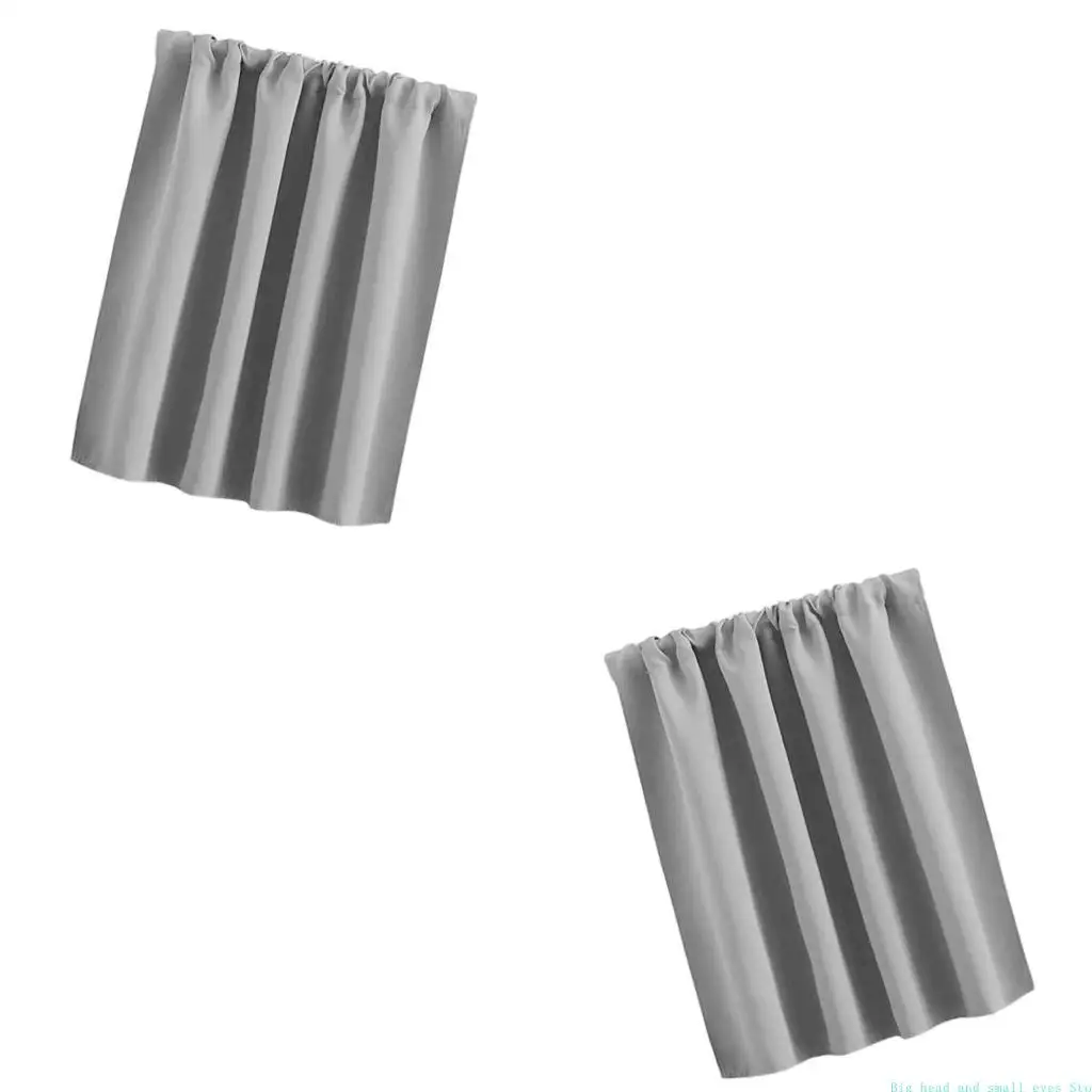 581C blackouts Curtain for Small Window Thermals Insulated Short Panels Rod Pocket Designs