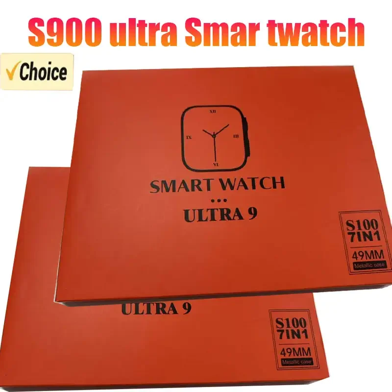 

Новые умные часы S900 Ultra, 2,2 HD, круглый экран Amoled, ЭКГ, кислород в крови, женский фитнес-трекер сна с защитным чехлом
