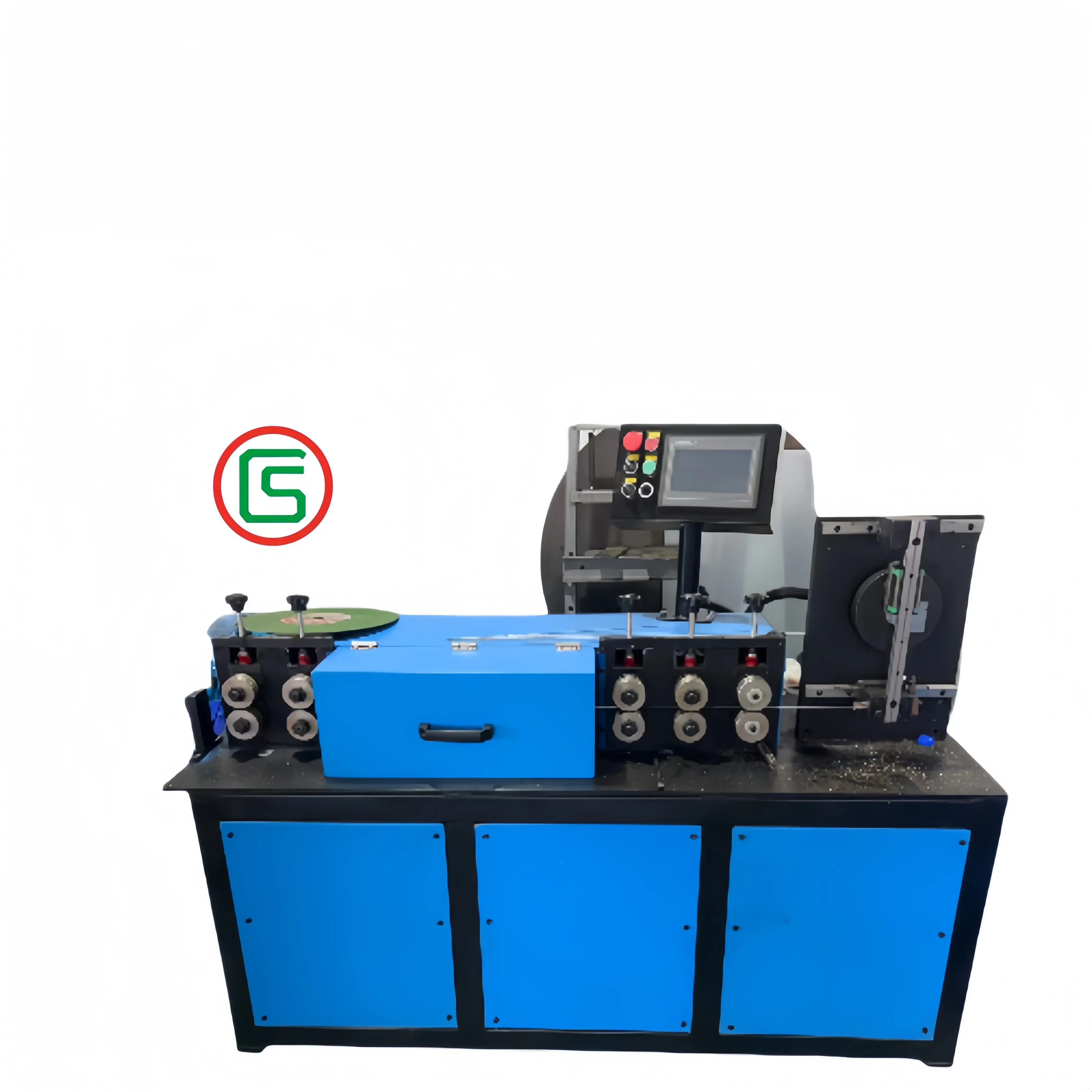 Automatic CNC straightening and cutting machine 2-8mm steel wire    