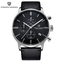 PAGANI DESIGN Men Quartz Watch Top Brand Luxury PD2720K Chronograph Stopwatch Japan VK67 Movement Waterproof Watch For Men 2720