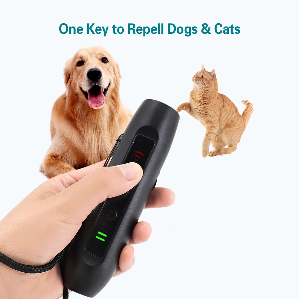 Ultrasonic Dog Driver, Handheld Anti Bite and Expulsion Stick, Barking Stopper, Portable Dog Trainer