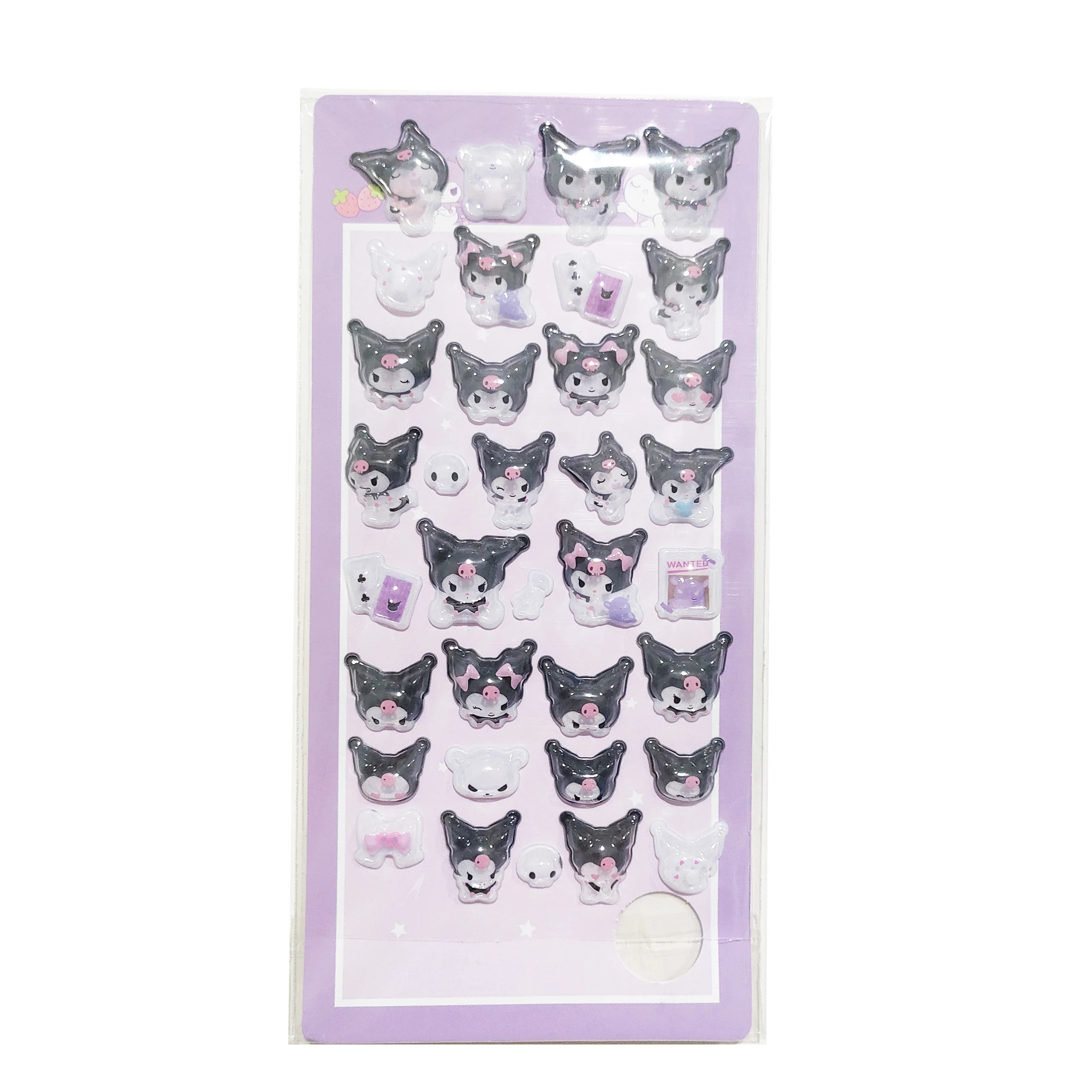 Kawaii Sanrio Hangyodon dibujos animados 3D relieve lindo pegatinas de gelatina niñas pegatina decorativa periférica creativa regalos de cumpleaños