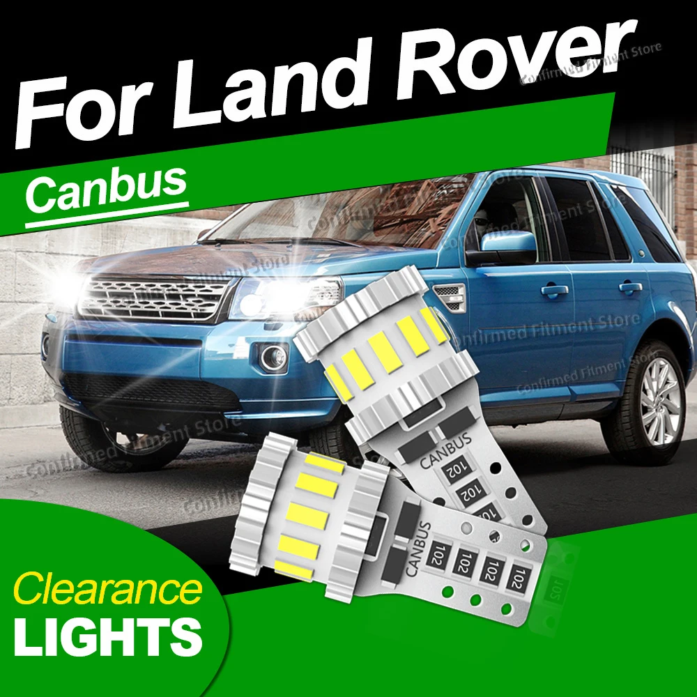 2PCS High Bright Car LED Clearance Light T10 Canbus No Error LED Bulbs For Land Rover LR2 LR3 LR4 Freelander Range Rover Sport