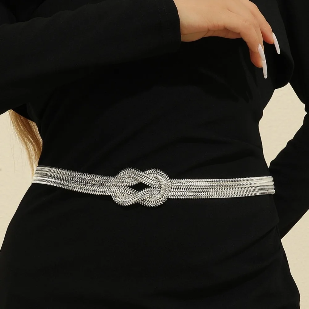 

Женская цепочка на талию со стразами, украшенная толстой веревкой и китайским узлом, подходит для украшения платьев, LR1882