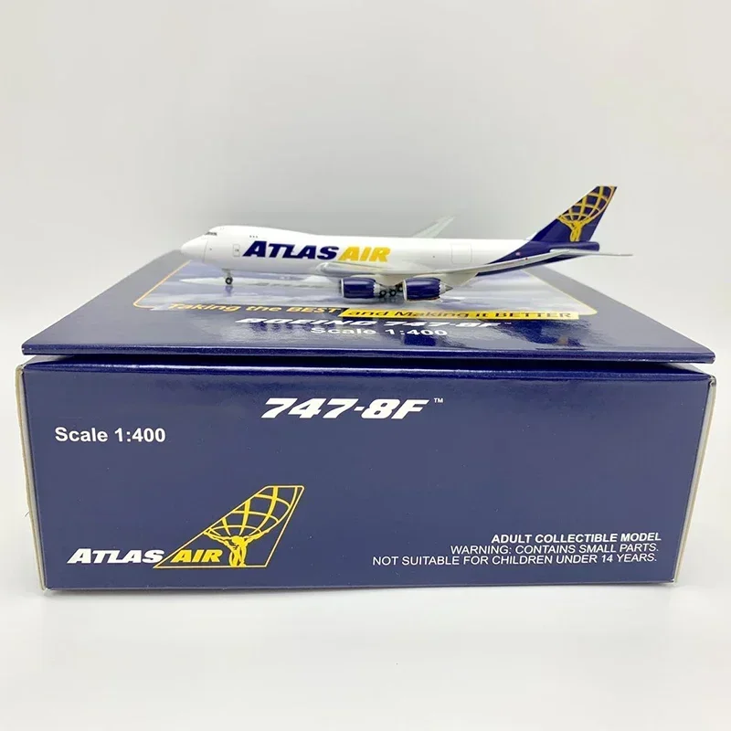 1:400 Scale B747-8F B747 Dreamlifter ATLAS AIR Airlines with Wheel
