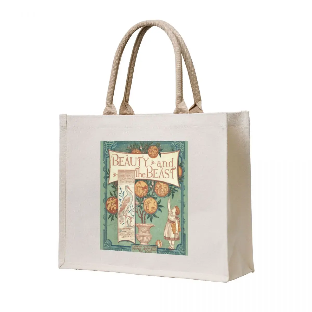 

Beauty & The Beast - Walter Crane's Toy Books Tote Bag shopping cart bags Cloth bags Canvas bag
